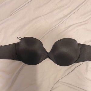 Black Strapless Bra